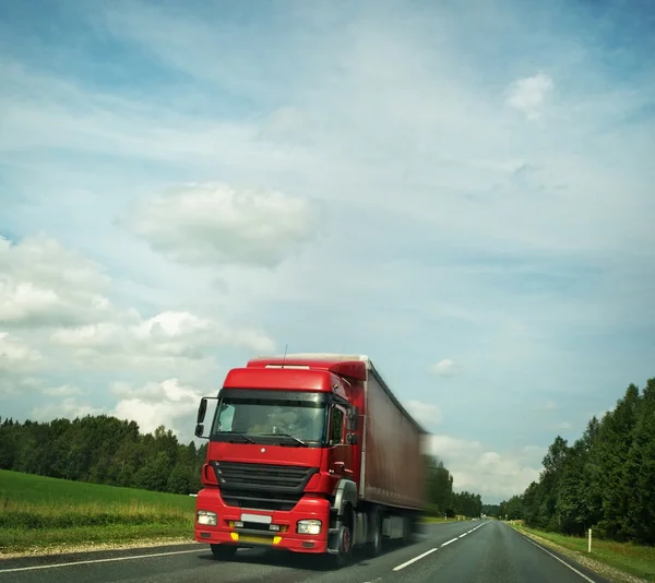 Быстрый грузовик — стоковое фото