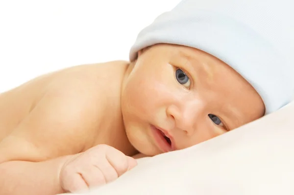 Close-up πορτρέτο του ένα αξιολάτρευτο μωρό — Φωτογραφία Αρχείου