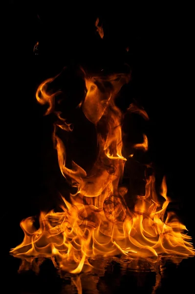 Stylový oheň pozadí — Stock fotografie