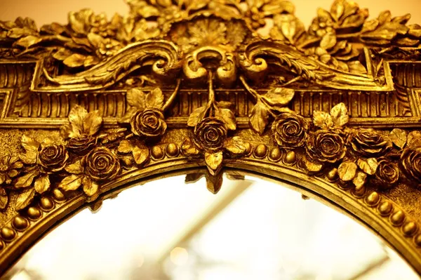 Luxusní zrcadlo fragment — Stock fotografie
