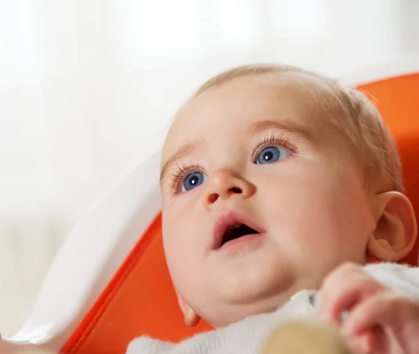 Close-up de um lindo bebê — Fotografia de Stock