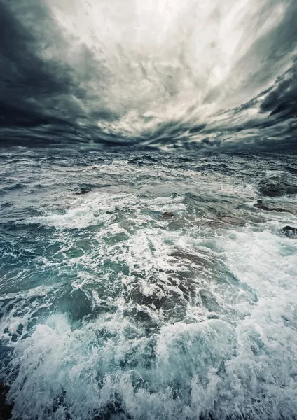 Tempesta oceanica — Foto Stock
