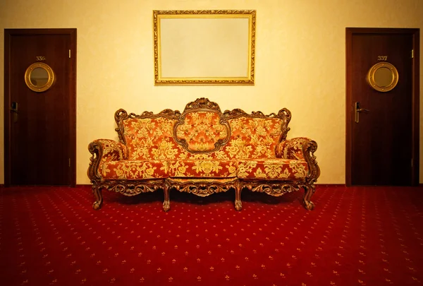 Vintage hotel interno — Foto Stock