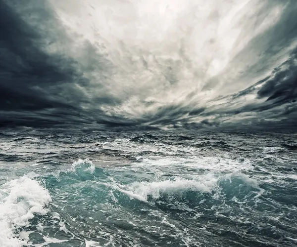 바다 폭풍 스톡 사진
