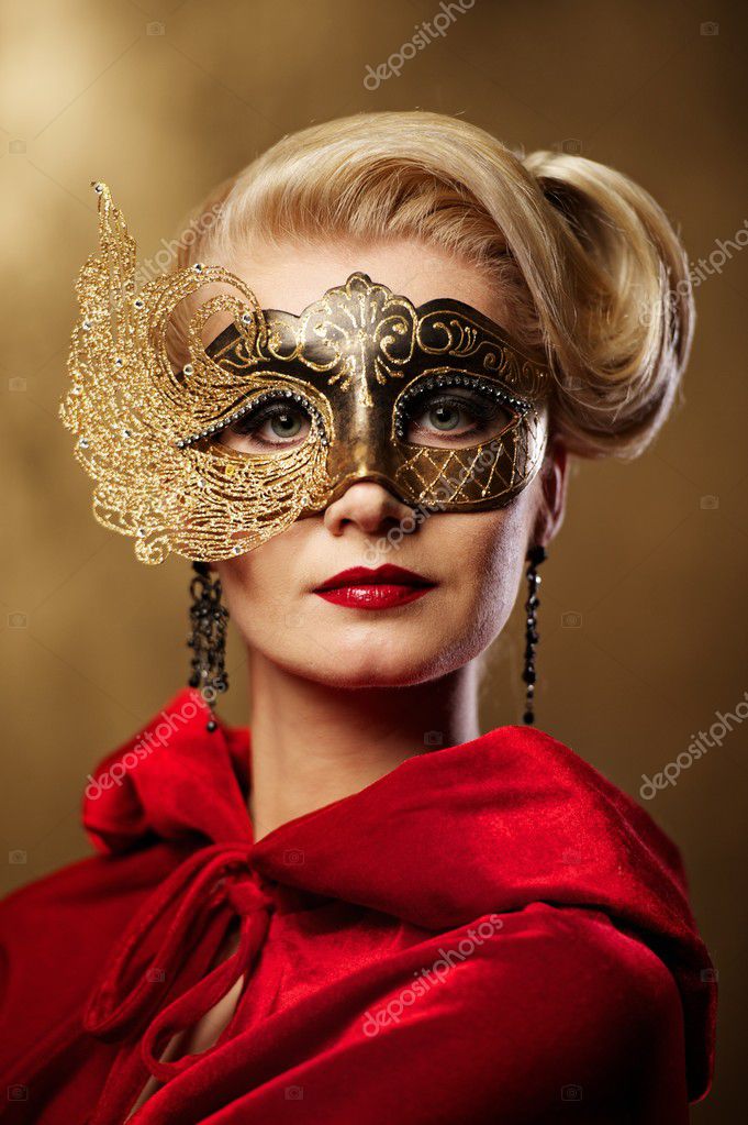 beautiful lady mask