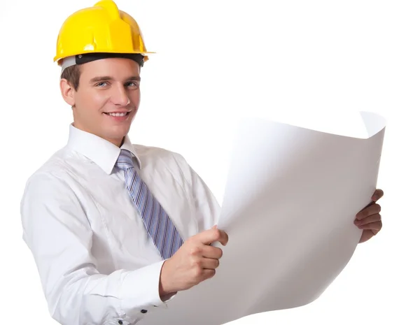 Picture of a handsome builder — Stock Photo, Image