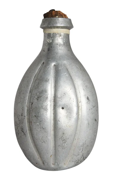 Стара військова flask — стокове фото