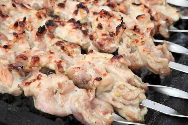 Kebab de pollo a la parrilla — Foto de Stock