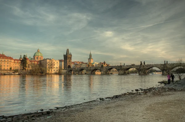 Praha, Karlův most, Česká republika — Stock fotografie
