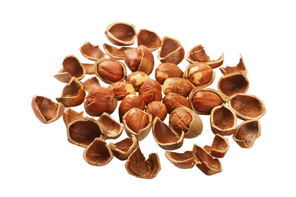 Shell af nødder og nødder - Stock-foto