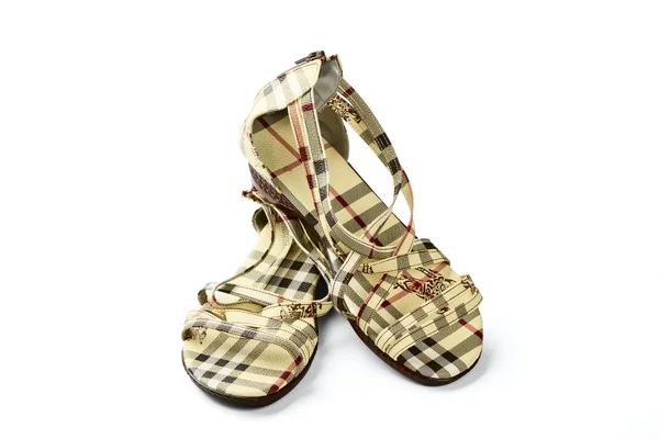 Kvinnliga sandaler — Stockfoto