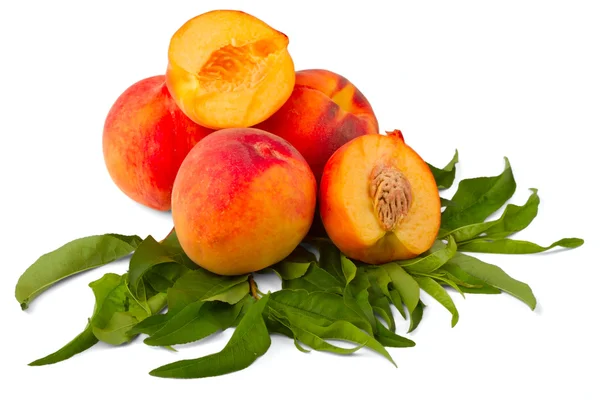 Frutos de pêssego — Fotografia de Stock