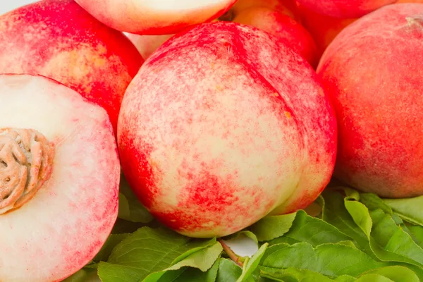 Nektarin och persika frukt — Stock fotografie