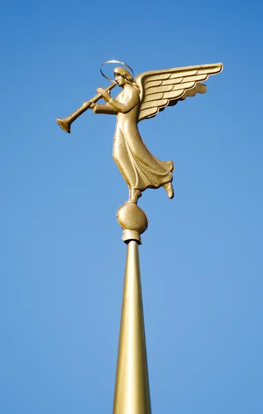 stock image Weathervane. Blowing Angel.