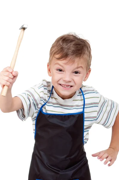 Niño con herramientas —  Fotos de Stock