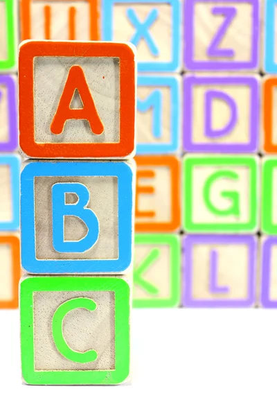 Abc アルファベットブロック — ストック写真