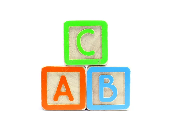 ABC blocos de alfabeto — Fotografia de Stock
