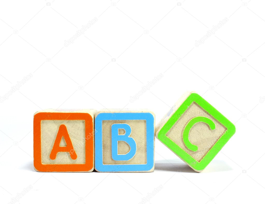 Abc alphabet blocks