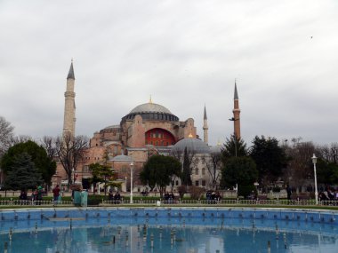 Aya Sofya Camii istanbul'da. Türkiye