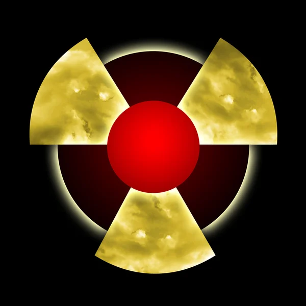 Nucleaire vervuiling — Stockfoto