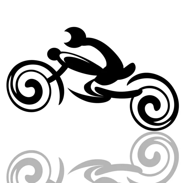 Motociclista — Foto Stock