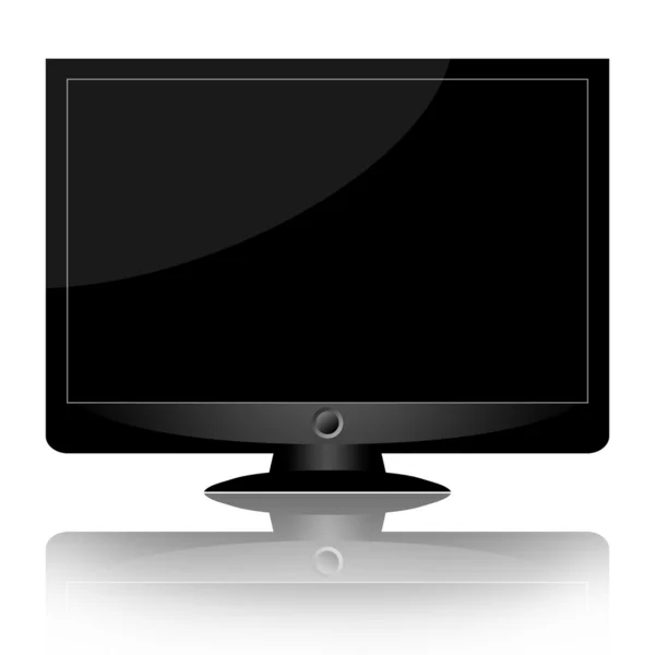 Modern tv eller datorskärm — Stockfoto