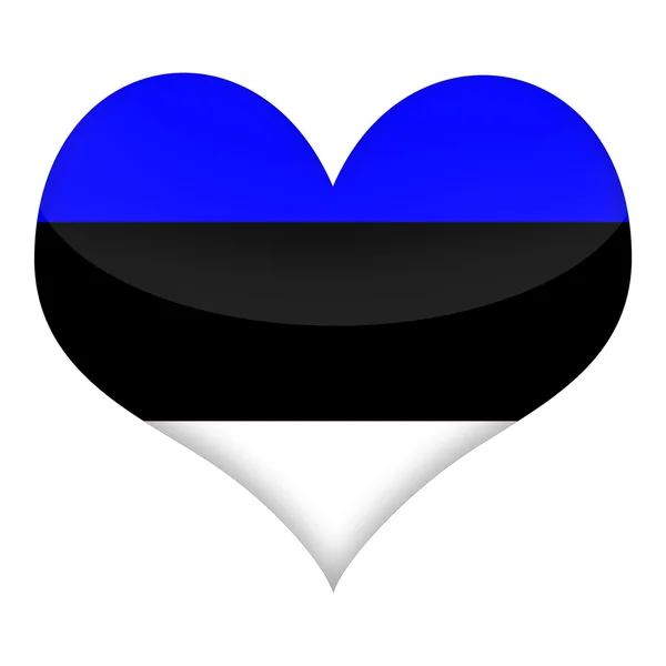 Srdce z Estonska — Stock fotografie