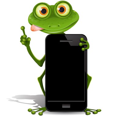 Frog and cellular telephone