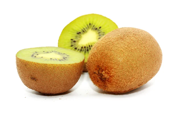 Kiwi frutas isoladas em branco — Fotografia de Stock
