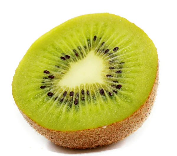 Kiwi frutas isoladas em branco — Fotografia de Stock