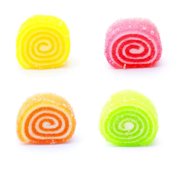 Multicolored round marmalade — Stock Photo, Image