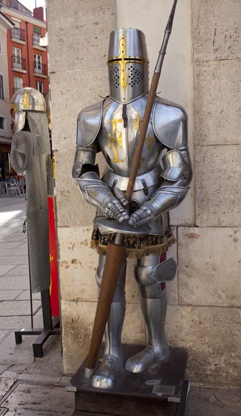 中世纪的盔甲μεσαιωνική πανοπλία — Φωτογραφία Αρχείου