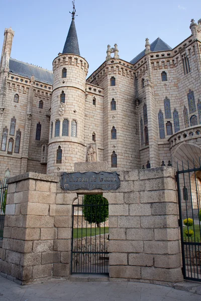 O Palácio Episcopal em Astorga — Fotografia de Stock