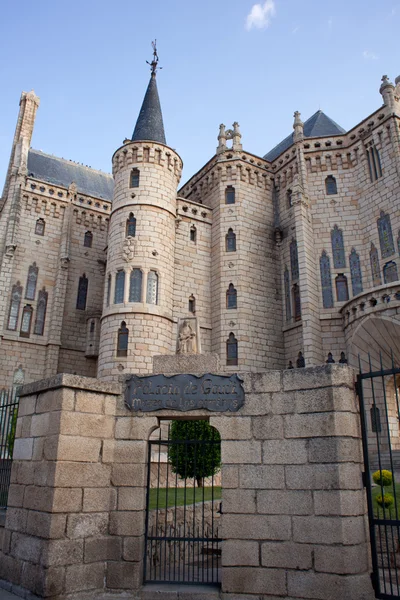 Det episkopale palads i Astorga - Stock-foto