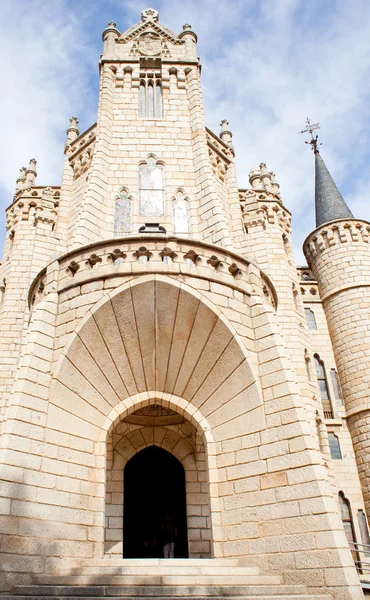 Det episkopale palads i Astorga - Stock-foto