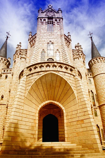 Astorga piskoposluk Sarayı — Stok fotoğraf