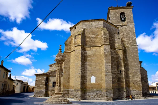 Kilise, santa maria, boadilla del camino, İspanya — Stok fotoğraf