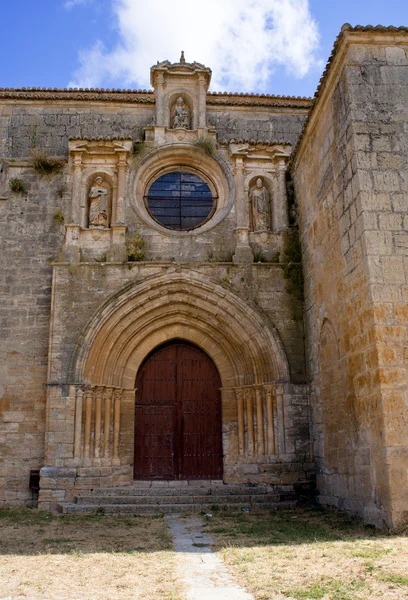 Colegiata de Nuestra Señora del Manzano, Castrojeriz - Spain — Zdjęcie stockowe