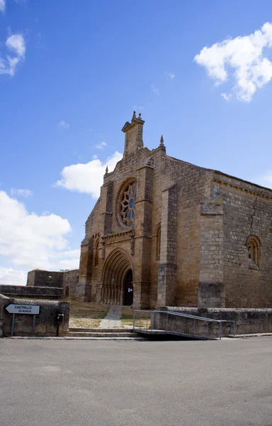 Colegiata de Nuestra Señora del Manzano, Castrojeriz - Spain — Stok fotoğraf