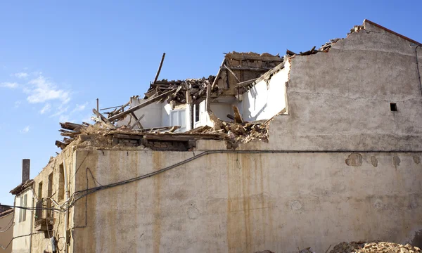 Casas demolidas — Foto de Stock