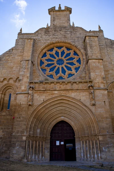 Colegiata de Nuestra Señora del Manzano, Castrojeriz - Spain — 스톡 사진