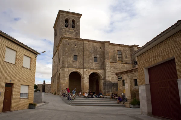 Hornillos del camino kyrkan, Spanien — Stockfoto