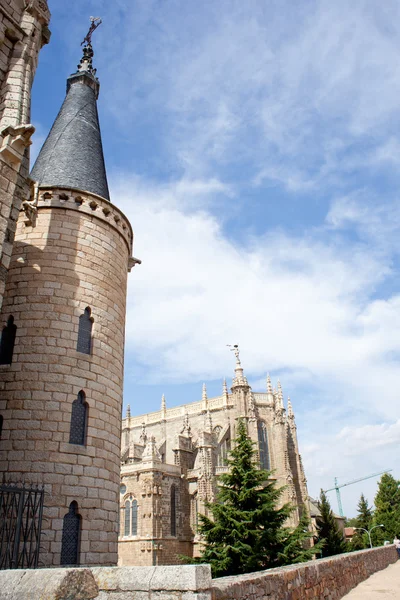 O Palácio Episcopal em Astorga — Fotografia de Stock