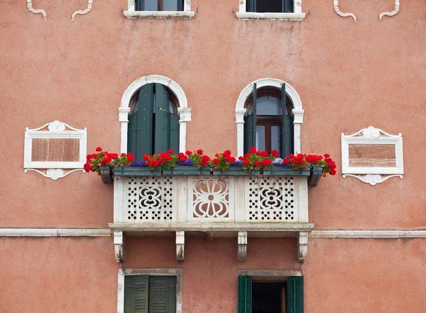 Balkon w Wenecji — Zdjęcie stockowe