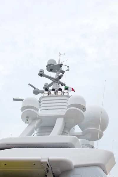 Radar of the yacht — Stock Photo, Image