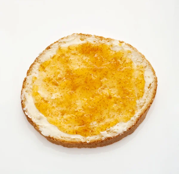 Chleba a marmeládu — Stock fotografie