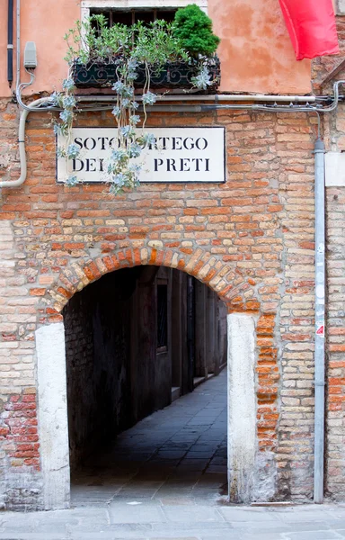 Veranda, Venetië — Stockfoto