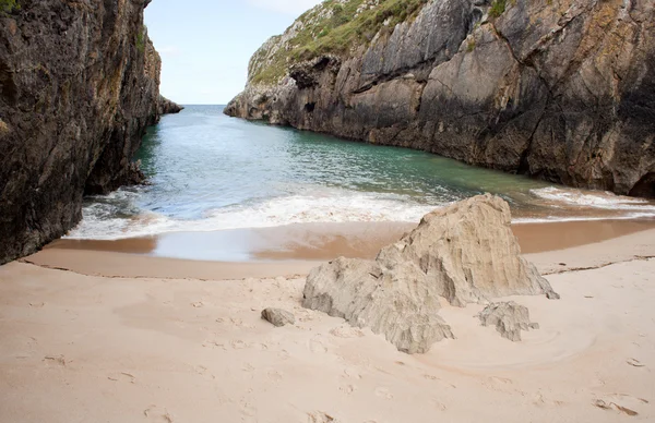 Plaża nueva de Llanes — Zdjęcie stockowe