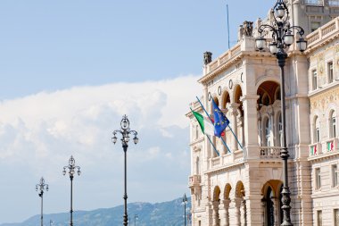 Governament house in Trieste clipart