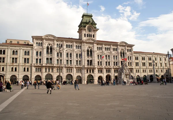 Piazza Unità d'Italia, Trieste — Stockfoto